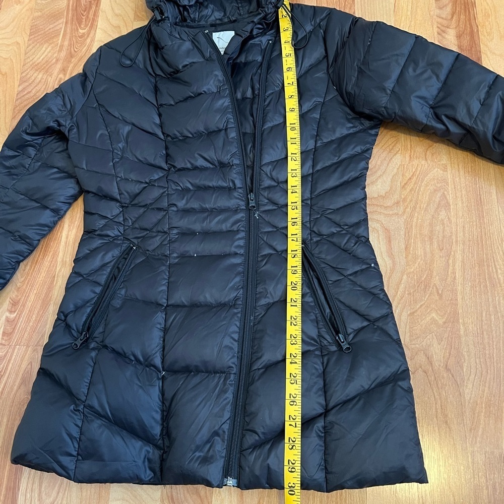 Halogen Black Puffer Down Jacket sz Small - Picture 10 of 14